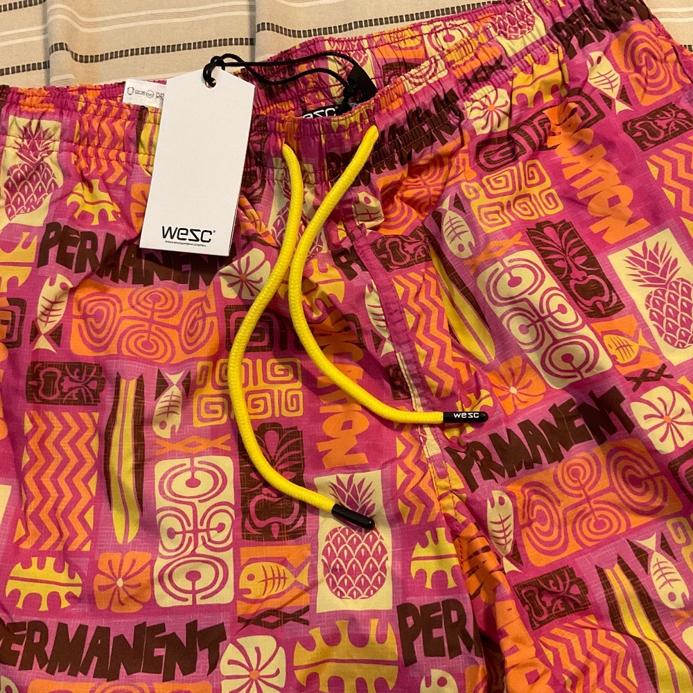 WESC Medium Pink Swim shorts